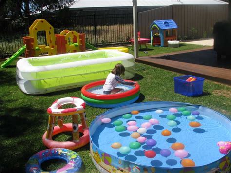 A big water party is a great way to kick off summer! Back Yard Water Park | Learning 4 Kids