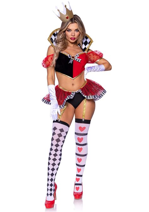 Sexy Royal Queen Of Hearts Womens Costume