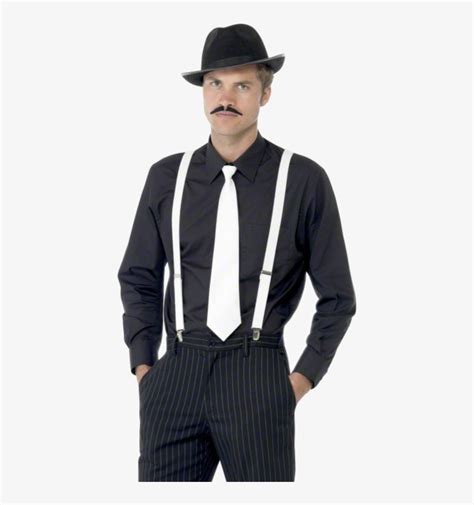 Gangster Costume Mens Fashion 20s 30s Free Transparent Png Download