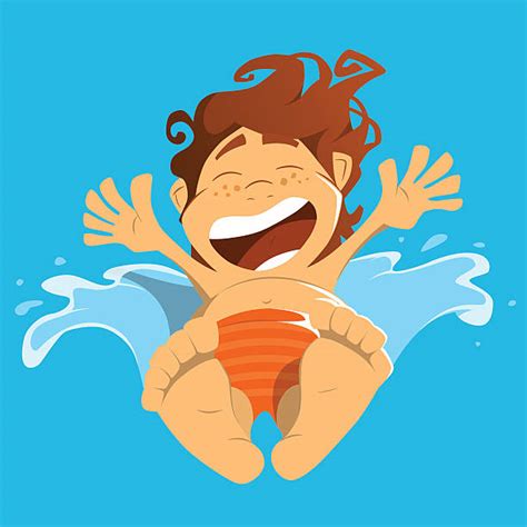 Jumping Into Water Clip Art Vector Images And Illustrations