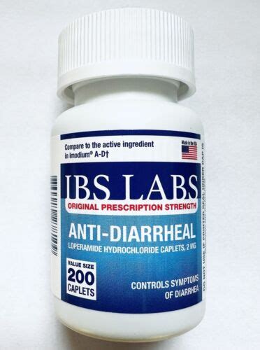 Anti Diarrheal 2mg 200 Caplets Made In Usa Ebay