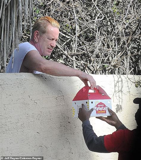 Sex Pistols Rocker John Lydon Is Handed Takeaway Chicken Delivery Over