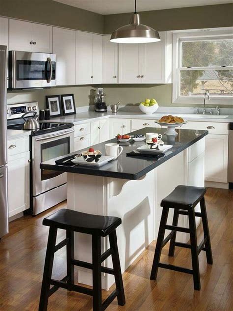 25 Small Kitchen Island With Seating Small Kitchen Island Ideas With