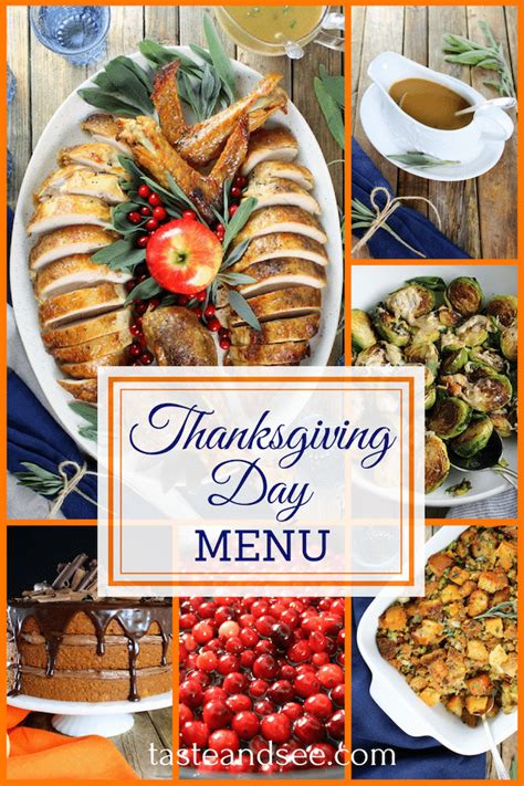 Allrecipes has the best recipes for thanksgiving turkey and stuffing, pumpkin pie, mashed potatoes, gravy, and tips to help you along the way. Thanksgiving Menu | Taste And See
