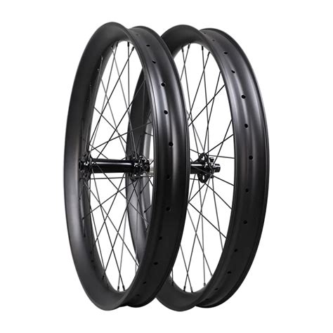 Ican 26er Fat Bike Carbon Wheels 3232h Snow Bicycle 65mm Wide Hookless