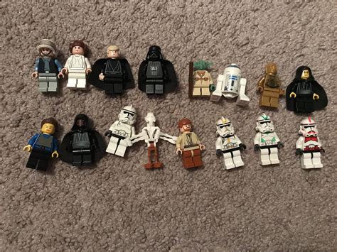 my original lego star wars minifig collection r legostarwars