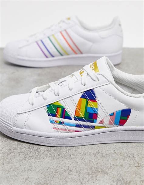 Maybe you would like to learn more about one of these? Белые кроссовки adidas Originals Pride Superstar | ASOS