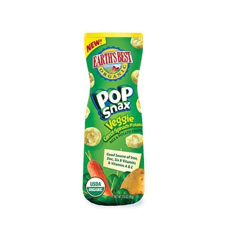 We offer a complete line of certified organic and natural nuts & seeds, granola, trail mixes, dried fruits, confections, grains, beans and more. Earth's Best Pop Snax Veggie Can - Hain Celestial Group ...