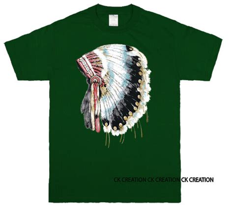 Native American Indian Headdress Graphic T Shirts Tank Top Ebay