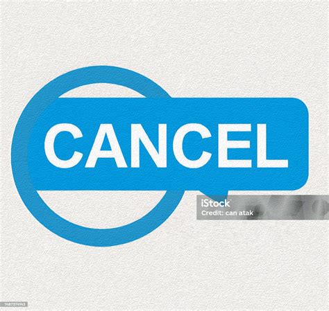 Cancel Logo Stock Illustration Download Image Now Abstract