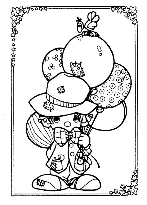 Xmas coloring baby jesus nativity coloring pages. Precious Moments Clowns Colouring Pages Free Printout ...