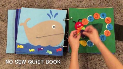 Brandons No Sew Quiet Book Quiet Book Diy Quiet Books Toddler
