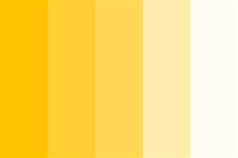 Yellow To White Color Palette Color Palette Yellow Hex Color Palette