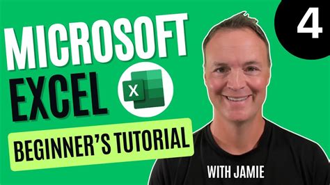 Microsoft Excel Tutorial Beginners Level 4 Youtube