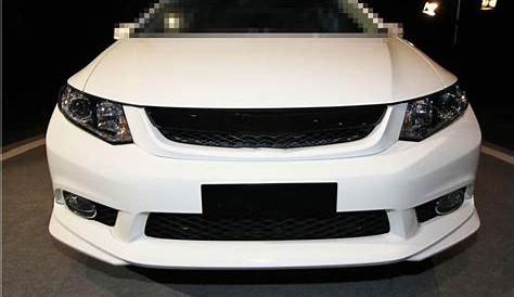 For Honda Civic 2012-15 Carbon Fiber Modulo Front Center Mesh Grille
