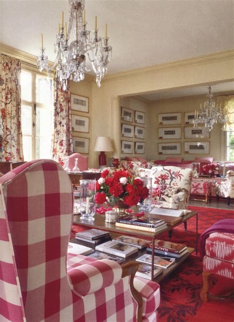 Red Rooms Country Living Room French Country Living Room Red Rooms