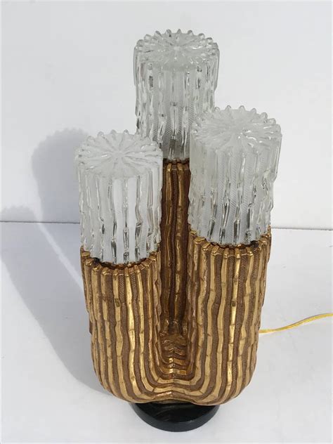 Where to find your cactus lamp? Vintage Gold Leafed Cactus Lamp at 1stdibs