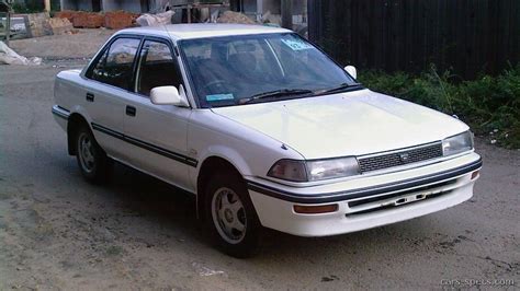 1990 Toyota Corolla Sedan Specifications Pictures Prices