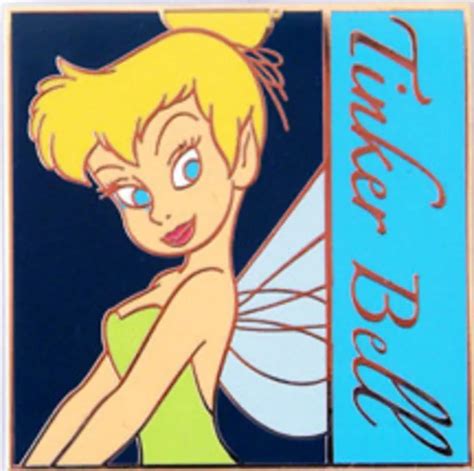 Deluxe Square Tinker Bell Disneyland Tinkerbell Pwp Pin With Purchase