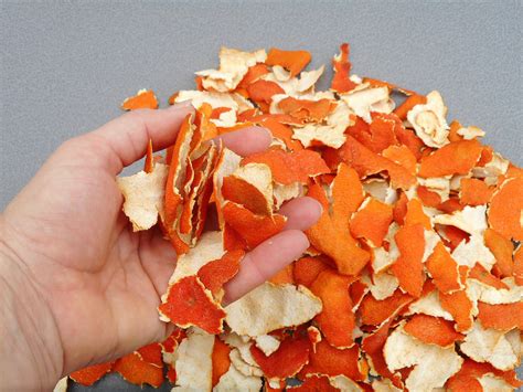 Dried Orange Peel 1 2 3 4 Oz Dry Tangerine Peel Natural Etsy
