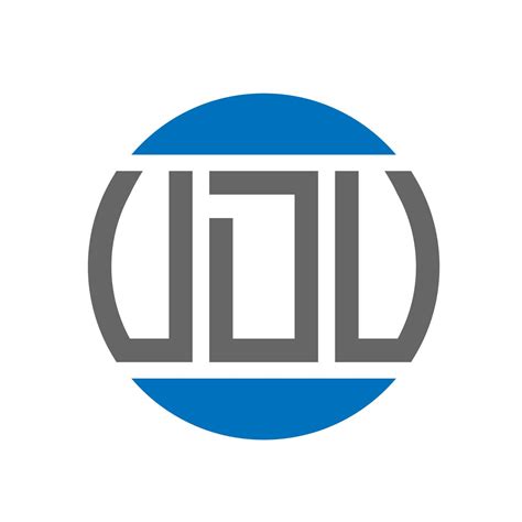 Vdu Letter Logo Design On White Background Vdu Creative Initials