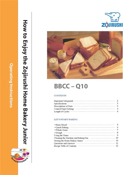 We did not find results for: Zojirushi Bread Machine Recipes Pdf / Zojirushi Bbcc Q10 ...