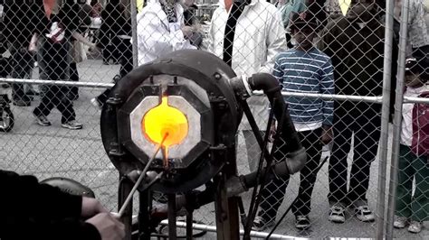 Glass Blowing Demonstration The Crucible Youtube