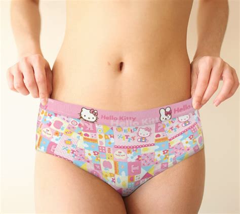 Hello Kitty Pattern Cheeky Panties Girls Underwear Sexy Etsy