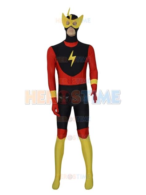 buy the flash costume zentai lycra spandex halloween superhero cosplay costume