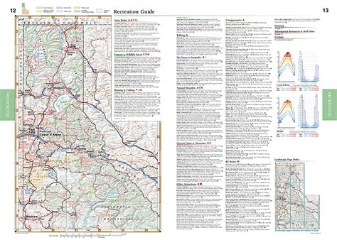 Buy Map Idaho Road And Recreation Atlas By Benchmark Maps Yellowmaps
