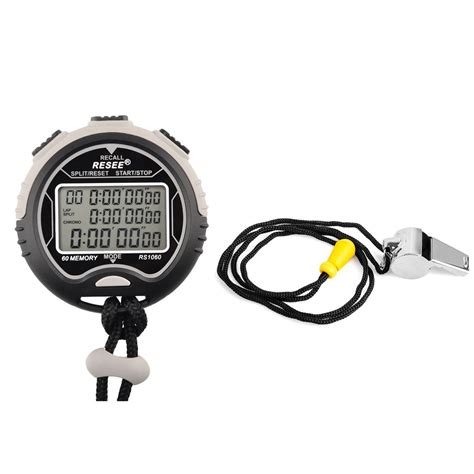 Foxom Professional Digital Referee Sport Stopwatch With Stainless Steel