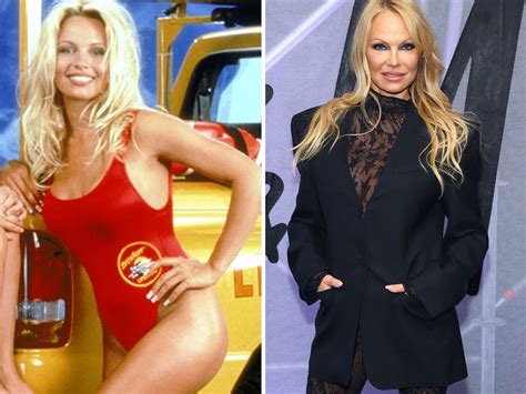 Pamela Anderson Slips Back Into Iconic Red Baywatch Swimsuit For Frankies Bikinis