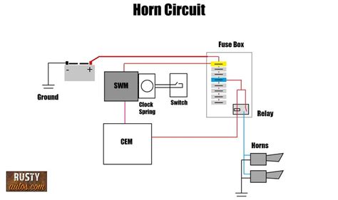 Wiring Diagram For Installing New Car Horn