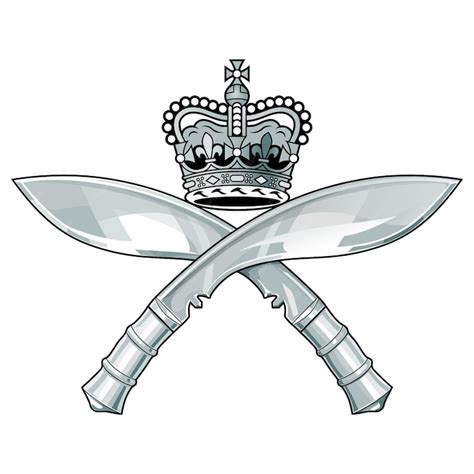 Premium Vector Vector Badge And Emblem Of The Royal Gurkha Rifles