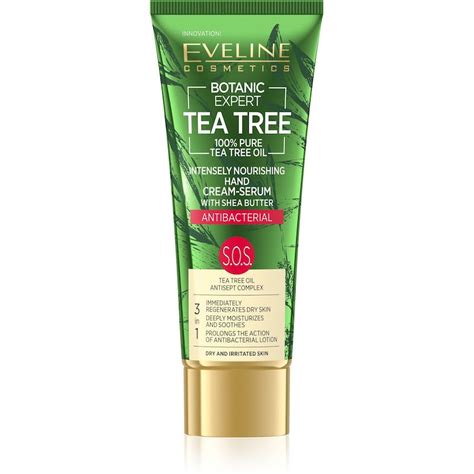 Eveline Botanic Expert Tea Tree S O S Intensely Nourishing Antibacterial Hand Cream Serum 40 Ml