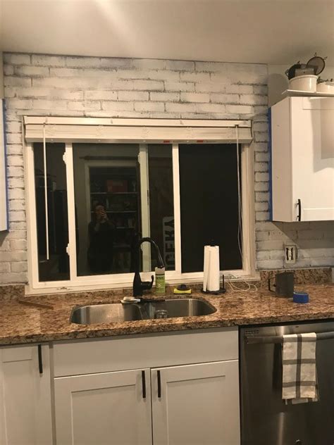 Maybe you would like to learn more about one of these? How to Make DIY Faux Brick Backsplash | Faux brick ...