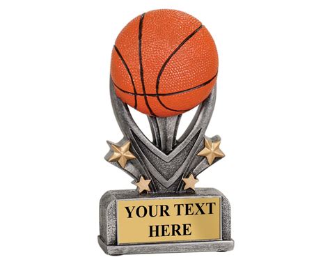 Baloncesto Resin Award Basketball Trophy Resin Customized Etsy España