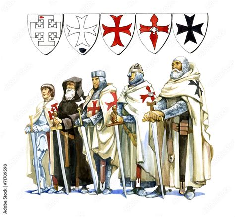 Knights Templar Stock Illustration Adobe Stock