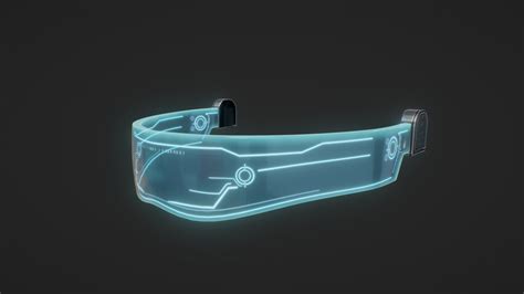 Futuristic Neon Visor Buy Royalty Free 3d Model By Isaack Tacko The