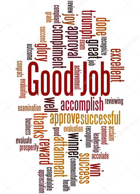 Good Job Word Cloud Concept 7 — Stock Photo © Kataklinger 132074522