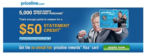 For example, eligible priceline.com purchases are redeemed at a 1.5 percent value when you use the priceline rewards visa card. How to Apply for the Priceline Rewards Credit Card