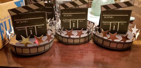 Rated 4 Out Of 5 Stars Centerpieces Clapboard Movie Reels
