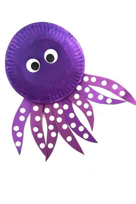 Paper Plate Octopus Kids Activity Zone