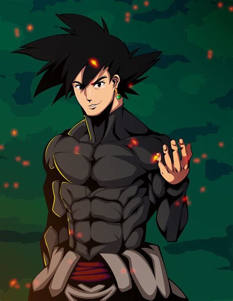 Now we just need to give him an afro and he'll be just like that tfs version. Black Goku by ReddGeist on DeviantArt (With images) | Goku ...
