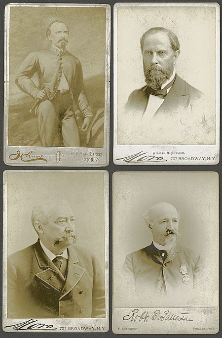 Lot Civil War Generals Cabinet Photographs