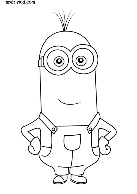 Minion Superhero Coloring Pages