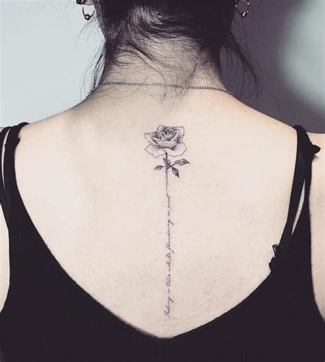 Spine Rose Tattoo Ideas © Tattoo Artist Cheri Lee 🌹 🌹 🌹 🌹 Tattoos For