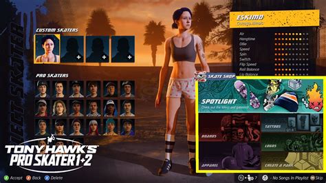 It features 22 legacy songs and 37 new songs to the franchise, making a total of 59 in tracks. Tony Hawk's Pro Skater 1 + 2 - ALL CHARACTERS ...