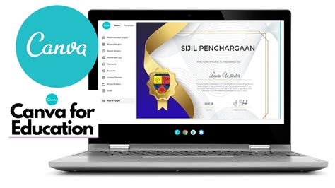 CARA MUDAH BUAT SIJIL GUNA CANVA EDUCATION #bijakseni  YouTube