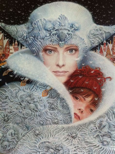 the snow queen by vladyslav yerko Ілюстрації Казки Ілюстрація